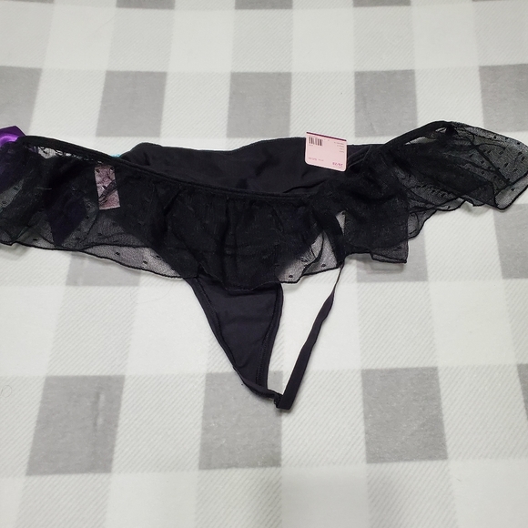 Cacique Bow Ruffle G-String - Picture 5 of 7